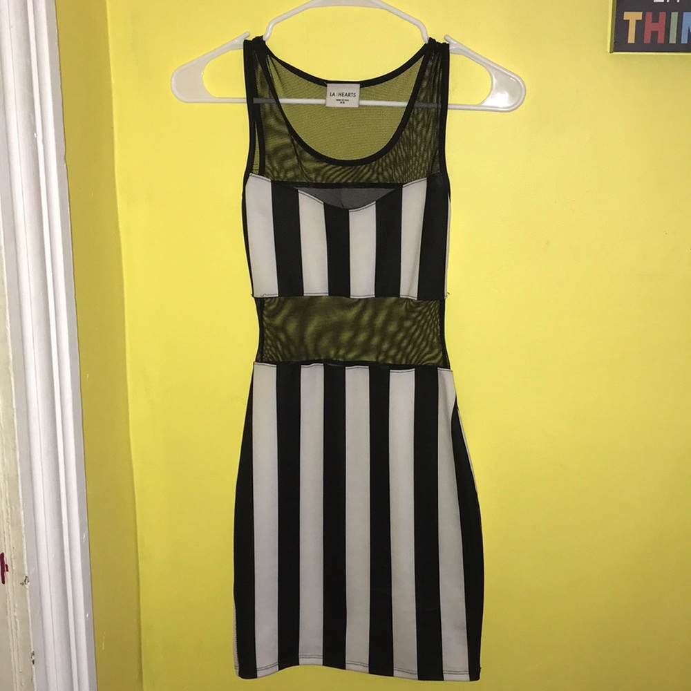 Black & White Stripped Dress